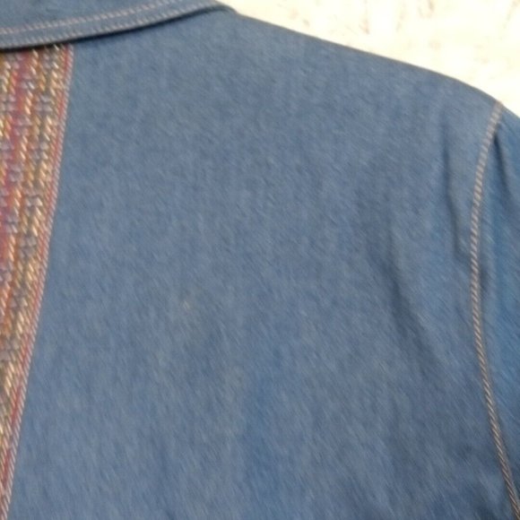 Vintage Koret Womens Jacket Blazer Blue Medium Lined Button Up Career Floral - Picture 9 of 15